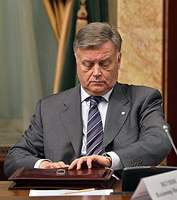 Президент ОАО "Российские железные дороги" (РЖД) Владимир Якунин