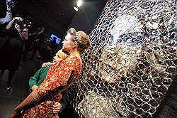 Модель, основатель Благотворительного фонда "Обнаженные сердца" Наталья Водянова во время "Сердечного приема" от фонда "Обнаженные сердца". Прием прошел в Концертном зале "Барвиха Luxury Village" 