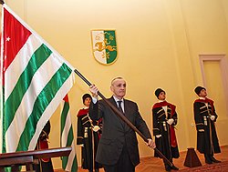 Президент Республики Абхазия Александр Анкваб