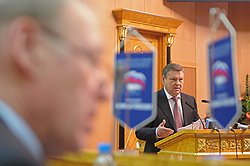 Бывший губернатор Ленинградской области Валерий Сердюков