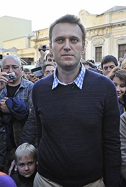 Блогер Алексей Навальный  