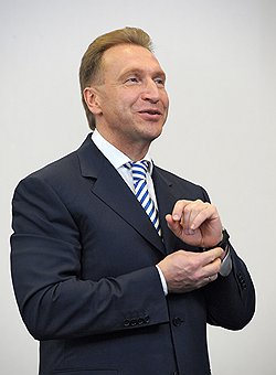 Первый заместитель председателя правительства России Игорь Шувалов
