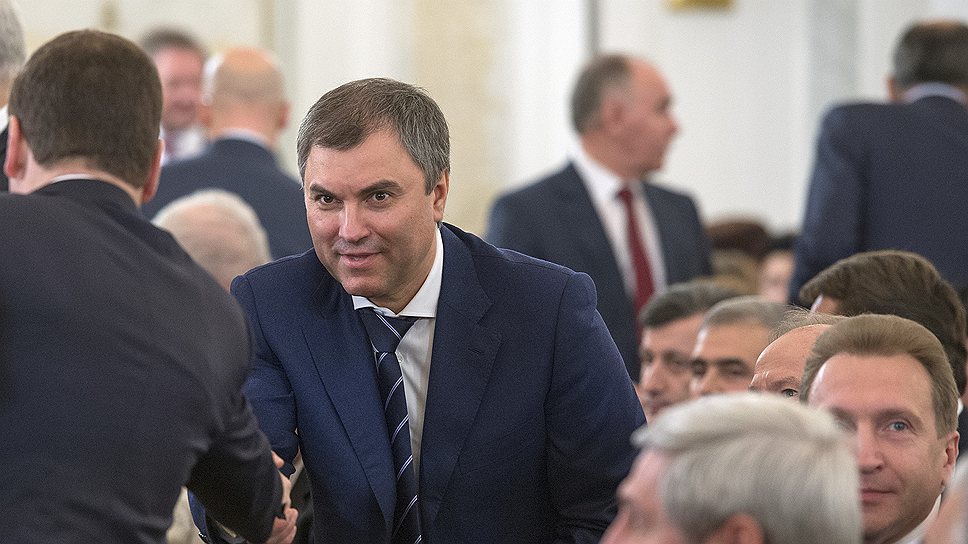 Первому заместителю главы администрации президента Вячеславу Володину придется позаботиться о том, чтобы местное самоуправление получило все, что ему нужно  