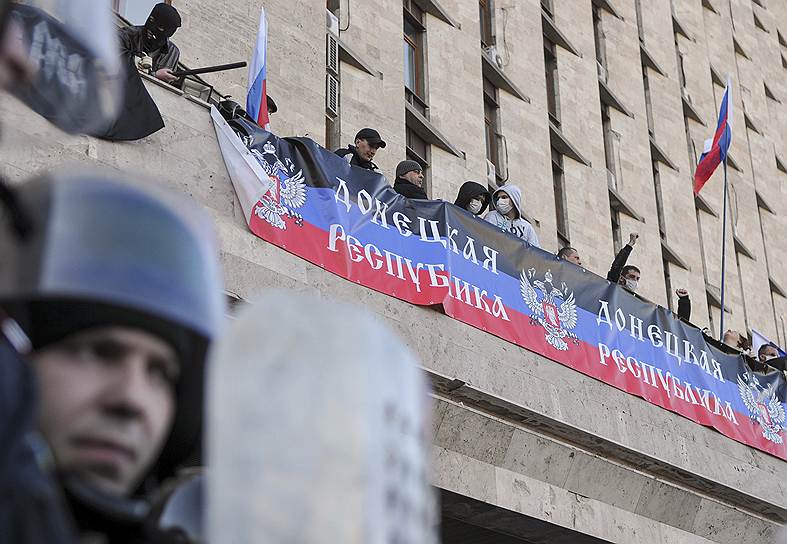 Местные правоохранительные органы не препятствовали провозглашению Донецкой республики 