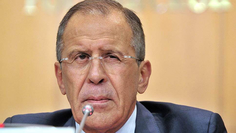 Министр иностранных дел России Сергей Лавров  