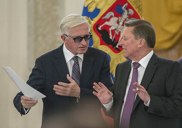 Глава бюро РСПП Александр Шохин хотел передать главе администрации президента Сергею Иванову обращение большинства членов бюро РСПП. Но Сергей Иванов не хотел 