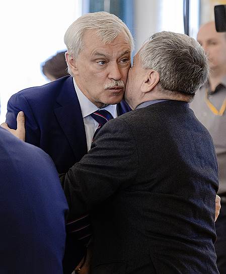 Губернатор Санкт-Петербурга Георгий Полтавченко (слева)
