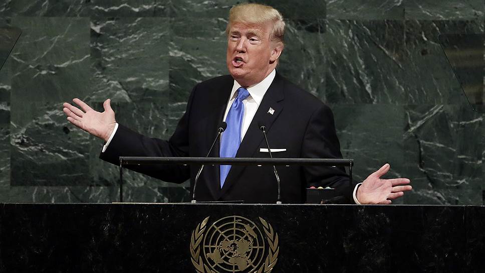 В своей речи на Генассамблее ООН Дональд Трамп упомянул Россию лишь один раз — причем в положительном контексте 