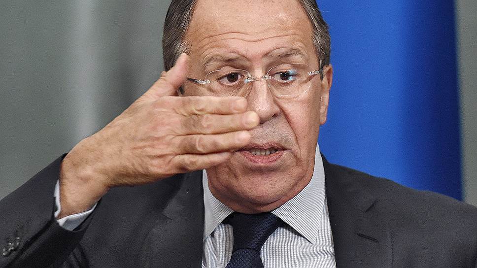 Министр иностранных дел России Сергей Лавров 