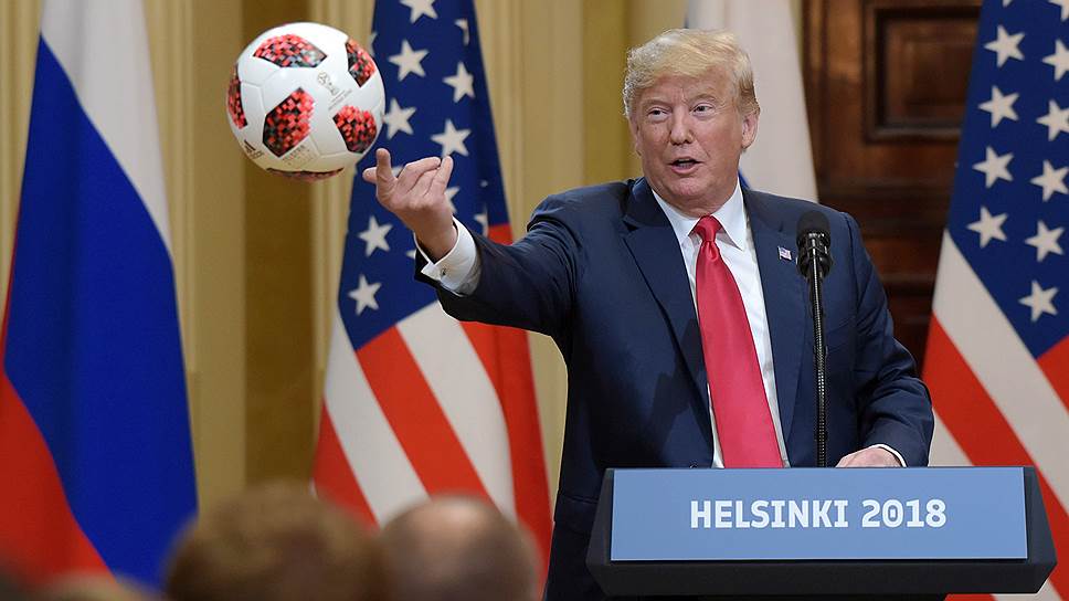 Дональд Трамп принял пас от Владимира Путина 