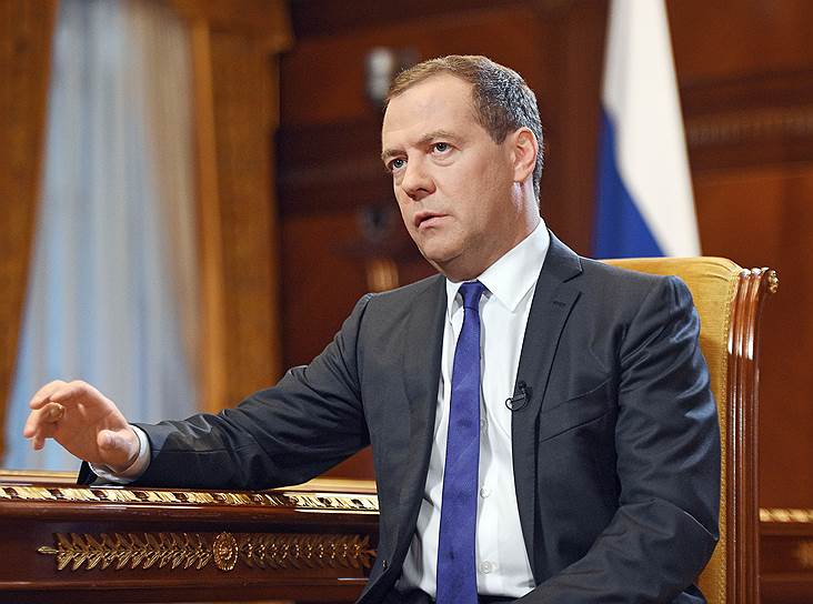Председатель правительства России Дмитрий Медведев
