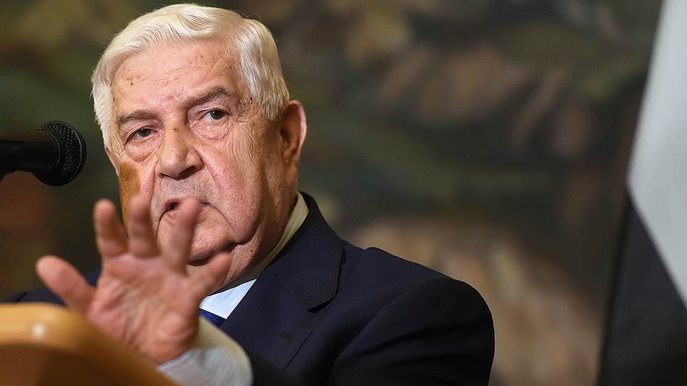 Глава МИД Сирии Валид Муаллем привел новые подробности плана террористов инсценировать применение химического оружия в провинции Идлиб