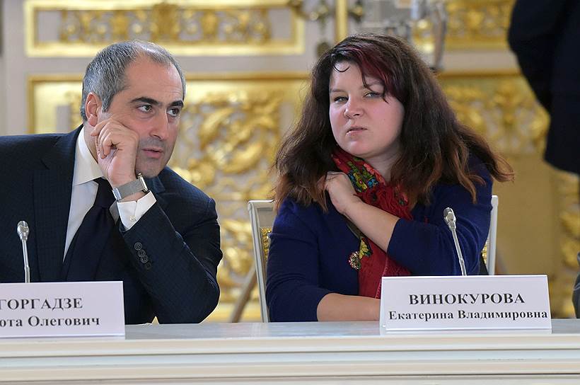 Управляющий партнер адвокатского бюро Москвы «Зутиков, Горгадзе и партнеры» Шота Горгадзе и специальный корреспондент информационного агентства Znak Екатерина Винокурова  
