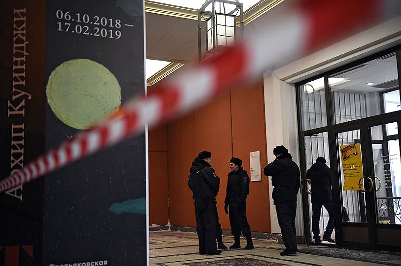 Инженерный корпус Третьяковской галереи, где была совершена кража, взят под усиленную охрану