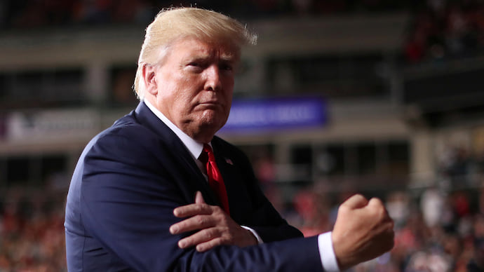 Дональд Трамп показал себя с сильной, но мирной стороны