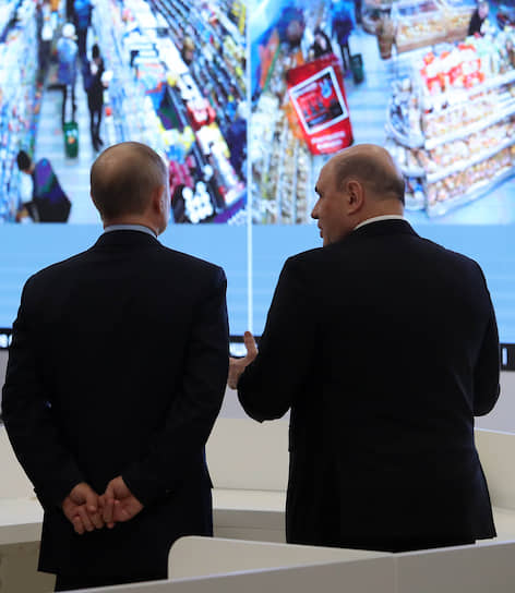 Владимиру Путину в информцентре показали полные полки магазинов. Где еще он такое увидит? 