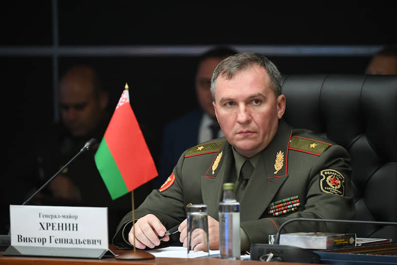 Министр обороны Белоруссии Виктор Хренин