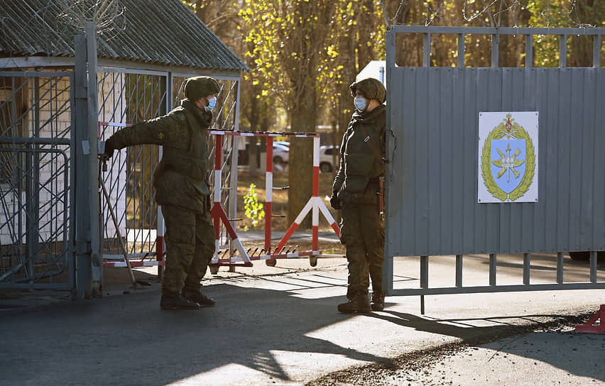 КПП аэродрома Балтимор, где произошло убийство трех военных