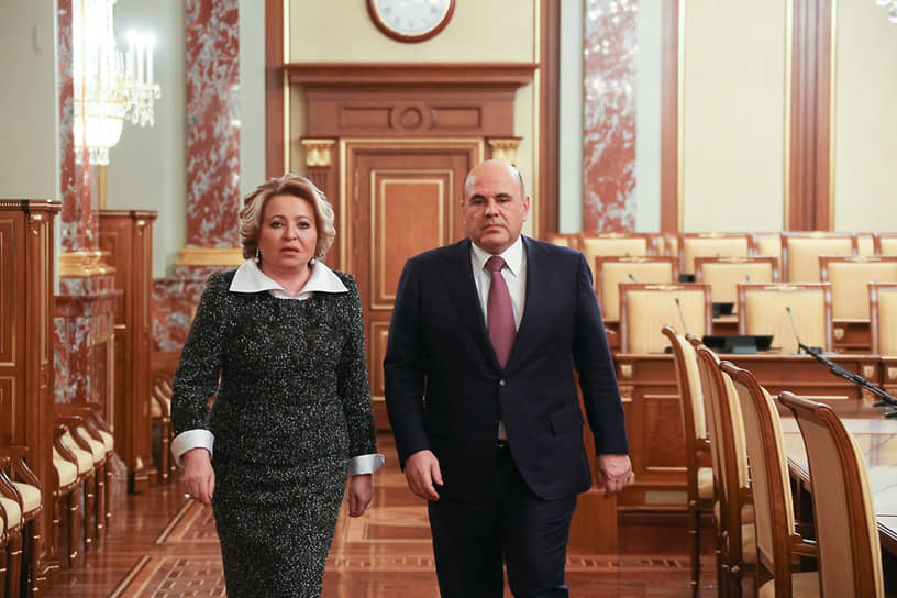 Михаил Мишустин рассказал возглавляемому Валентиной Матвиенко Совету федерации, как будет устроено кредитование посткоронавирусного восстановления экономики