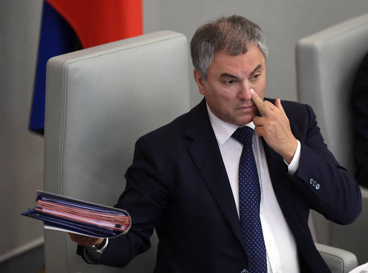 Председатель Госдумы Вячеслав Володин 
