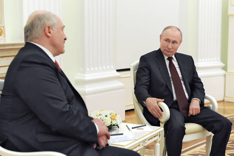 Александр Лукашенко и Владимир Путин часов не наблюдали 