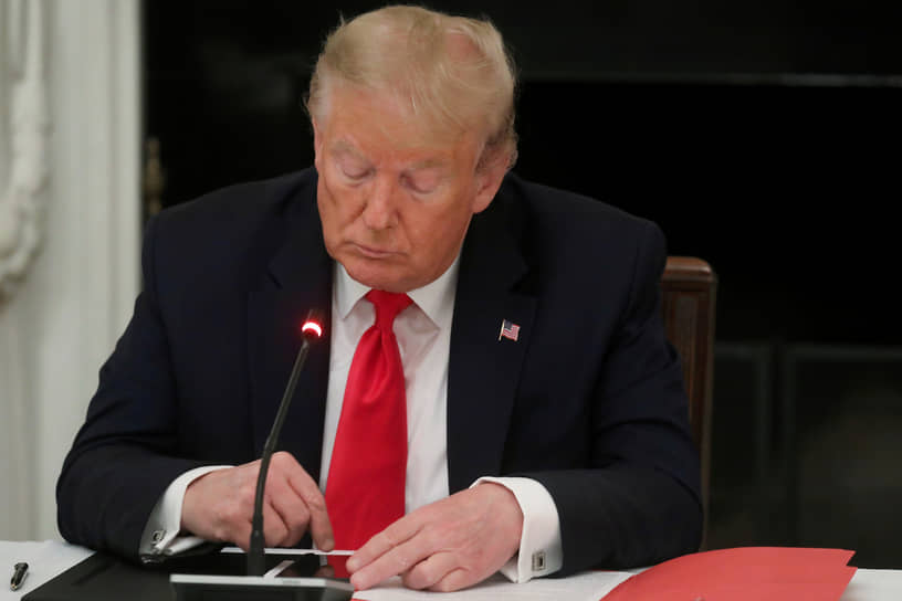 Президент США Дональд Трамп  