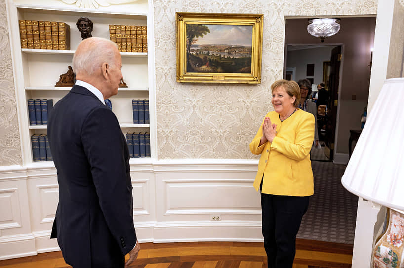 Канцлер Германии Ангела Меркель и президент США Джо Байден договорились о том, на каких условиях будет достроен «Северный поток-2» 