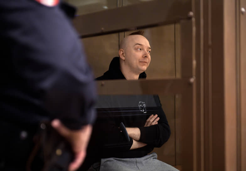 Иван Сафронов на заседании суда 