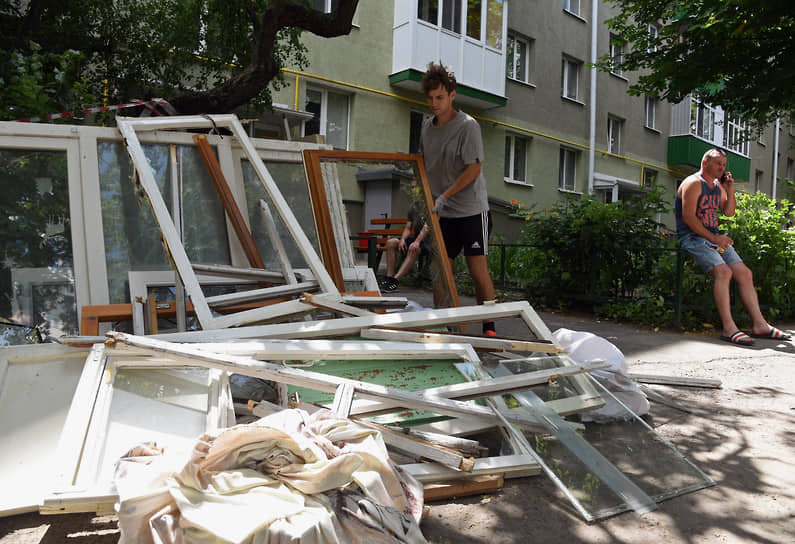 Обстановка в Белгороде после обстрела 