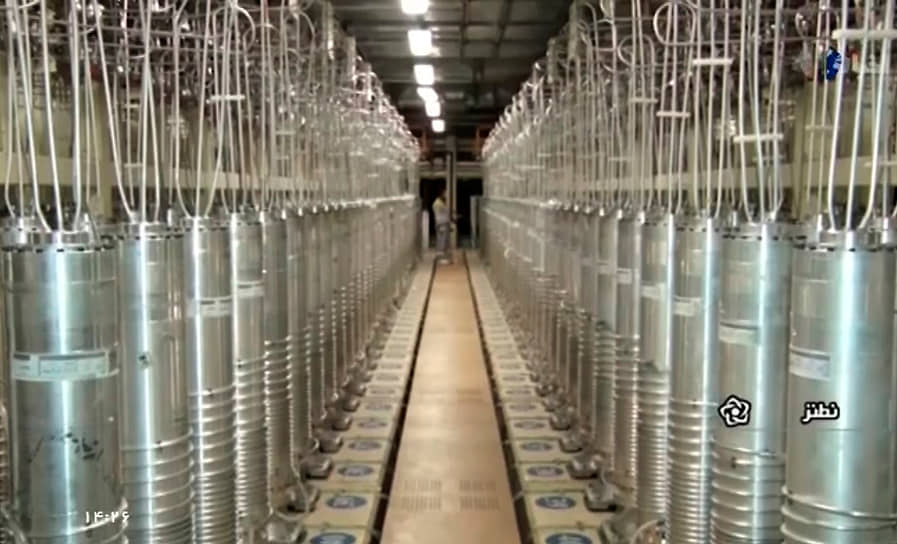 Предприятие по обогащению урана в Натанзе, к югу от Тегерана