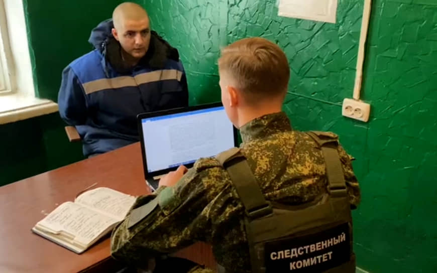 Виктор Похозей на допросе 