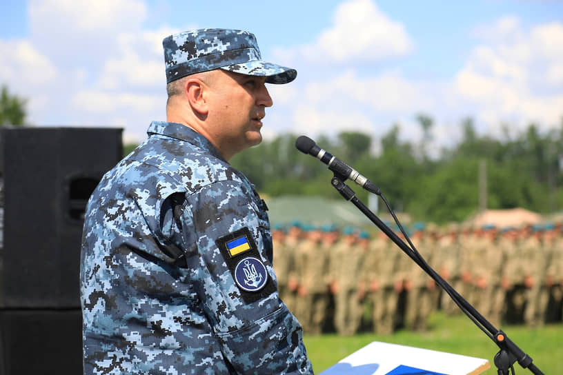 Командующий военно-морскими силами Украины (ВМСУ) Алексей Неижпапа 