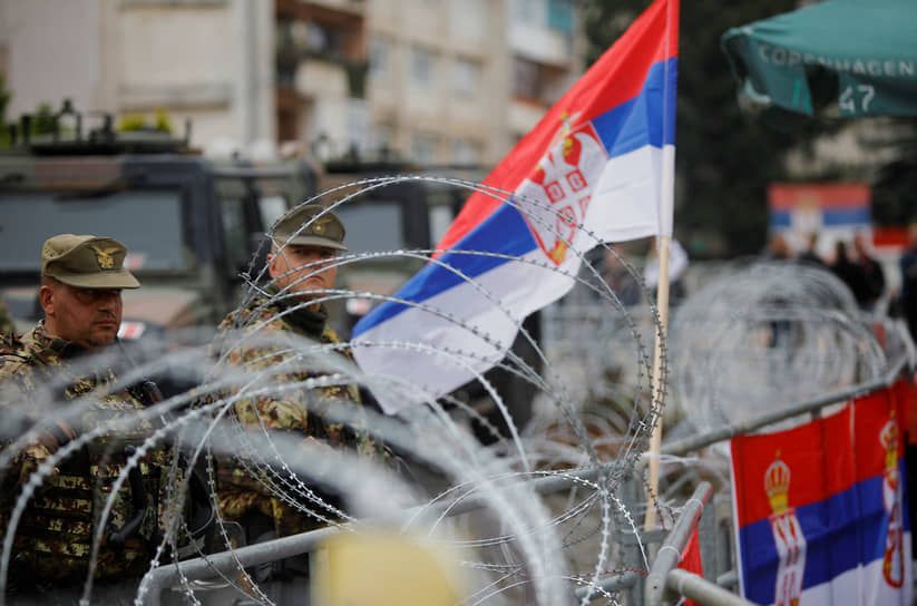 Итальянские военные из KFOR в Косово 