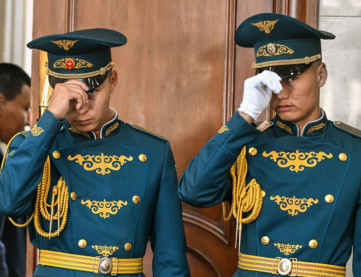 Киргизские бойцы были наготове
