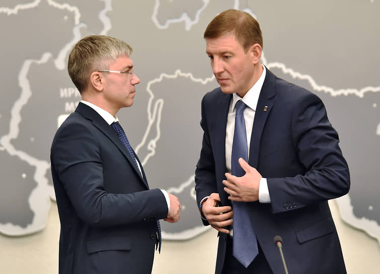 Евгений Ревенко (слева) и Андрей Турчак 