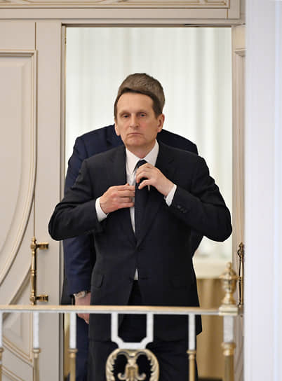 Кандидат на должность директора Службы внешней разведки Сергей Нарышкин 