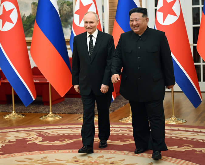 Владимир Путин и Ким Чен Ын полностью сошлись в подходах к борьбе с «империалистической политикой Соединенных Штатов и их сателлитов» 