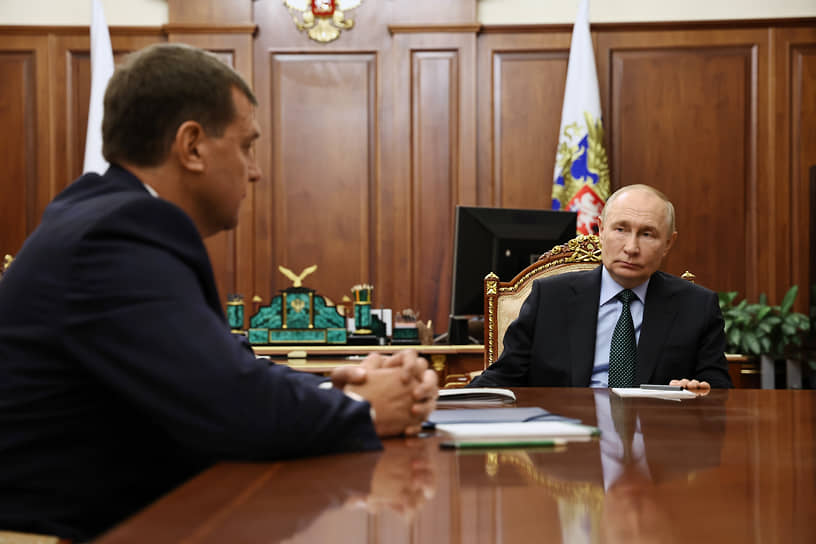 Владимир Путин и Евгений Балицкий сложно поговорили о простом 