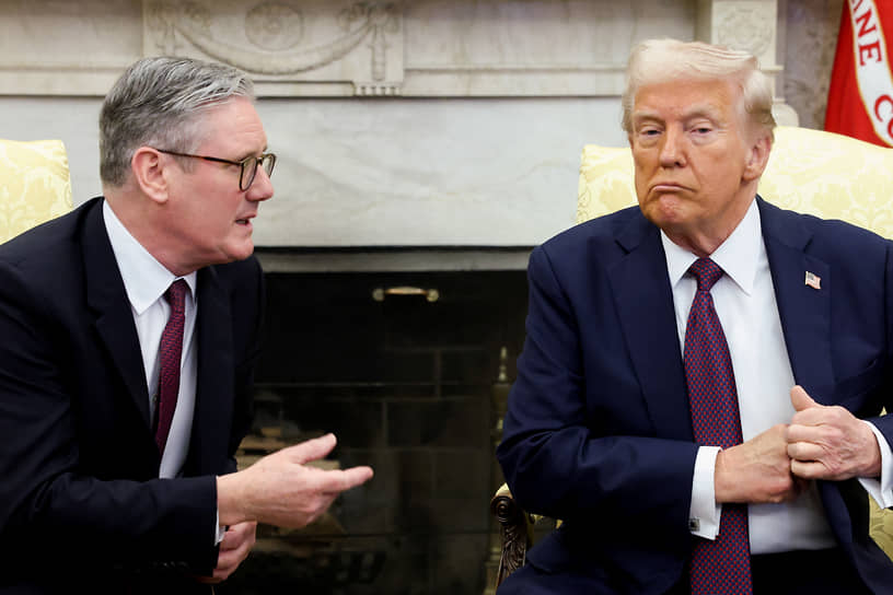 Общение Дональда Трампа и Кира Стармера прошло крайне дружелюбно, но добиться желаемого от главы Белого дома британский премьер все равно не смог 