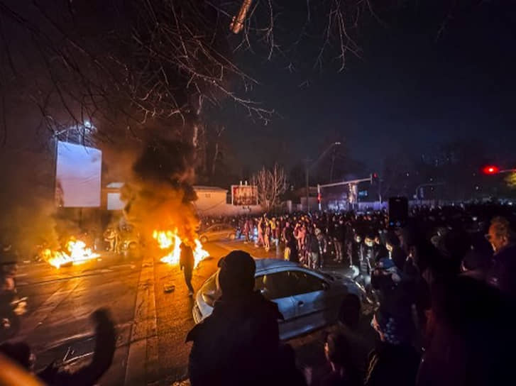 Протесты в Тегеране