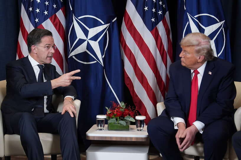 Резкая смена позиции Дональда Трампа (справа) относительно Гренландии, возможно, во многом произошла благодаря дипломатическому таланту генсека НАТО Марка Рютте