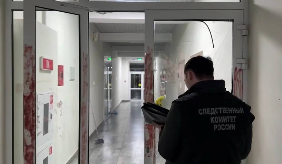 Место нападения на проживающих в общежитии иностранных студентов Башкирского государственного медицинского университета