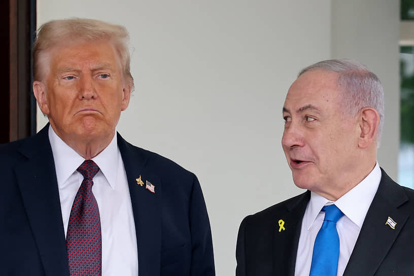 Президент США Дональд Трамп и премьер-министр Израиля Биньямин Нетаньяху (сентябрь 2025 года)