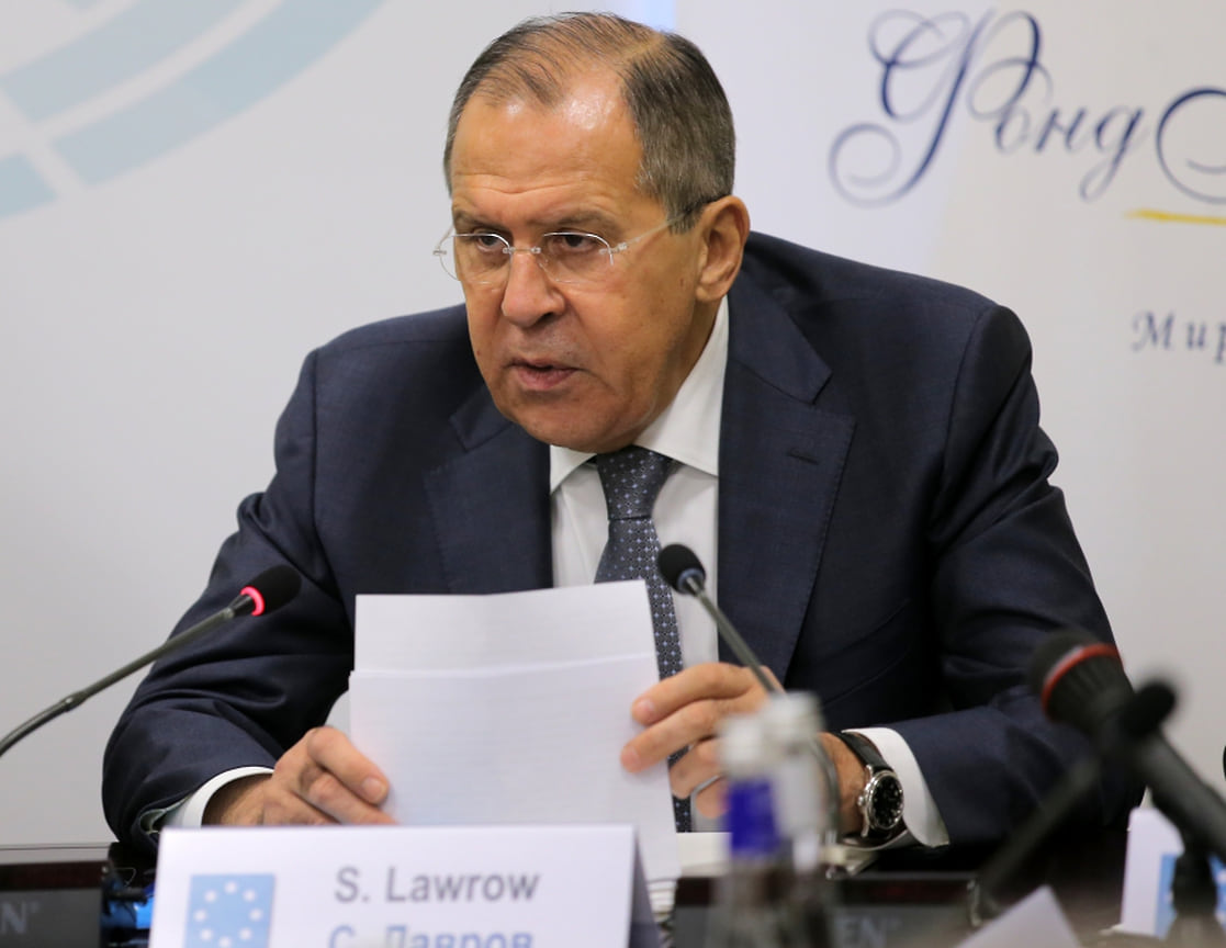 Министр иностранных дел России Сергей Лавров