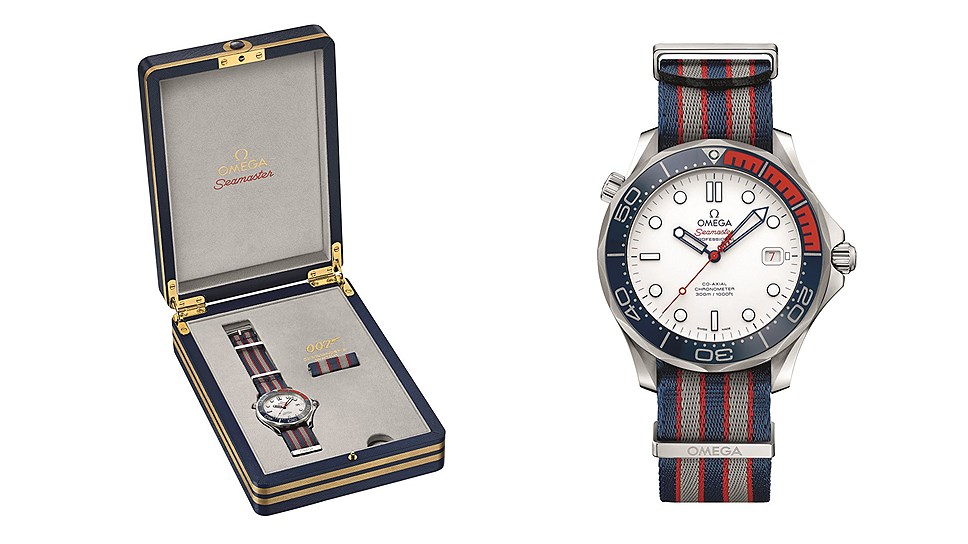 Подарочная коробка с часами Commander's Watch из стали, Omega 