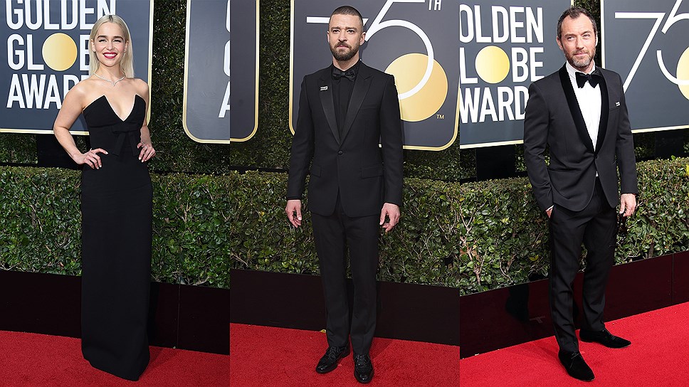 Эмилия Кларк в Miu Miu, Джастин Тимберлейк в Dior Homme, Джуд Лоу в Saint Laurent
