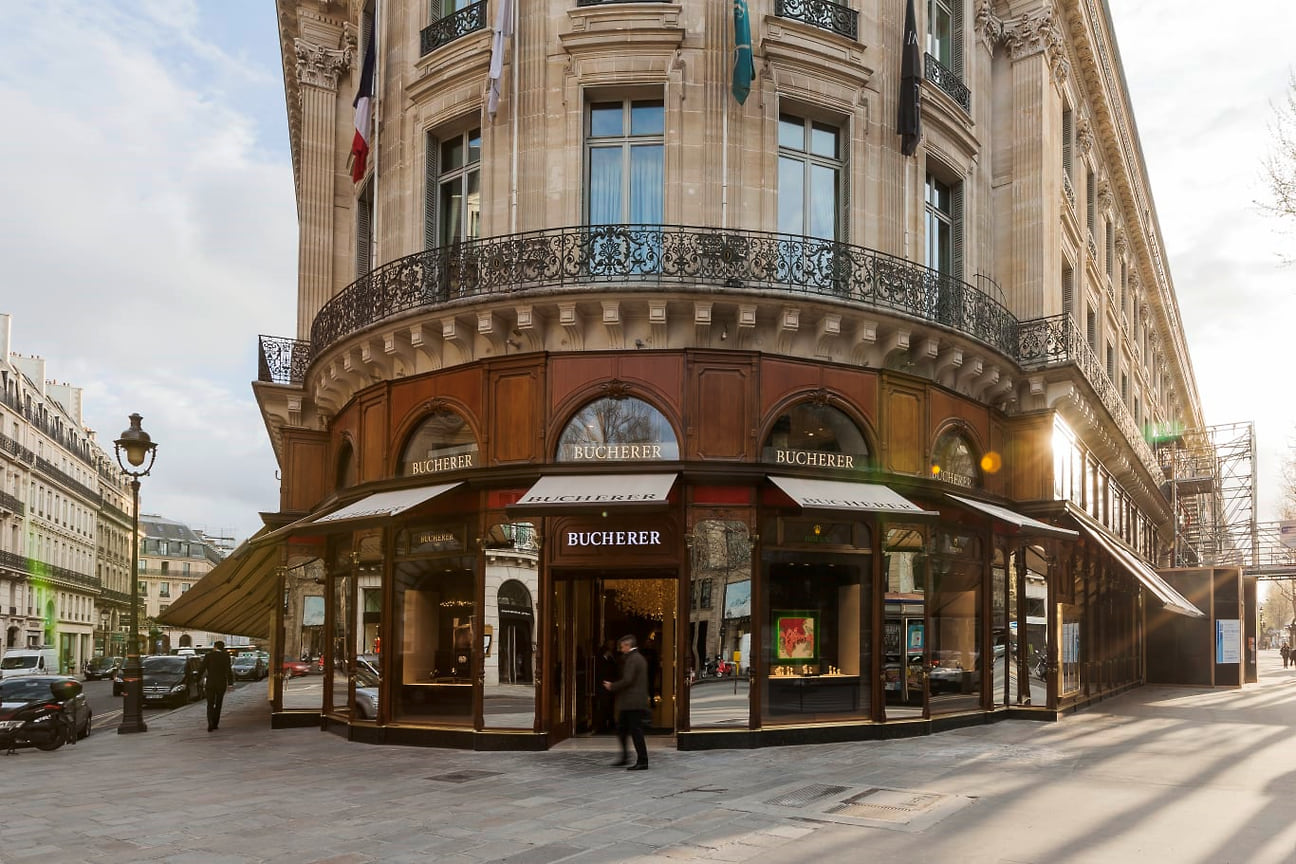Ювелирно-часовой магазин Bucherer в Париже