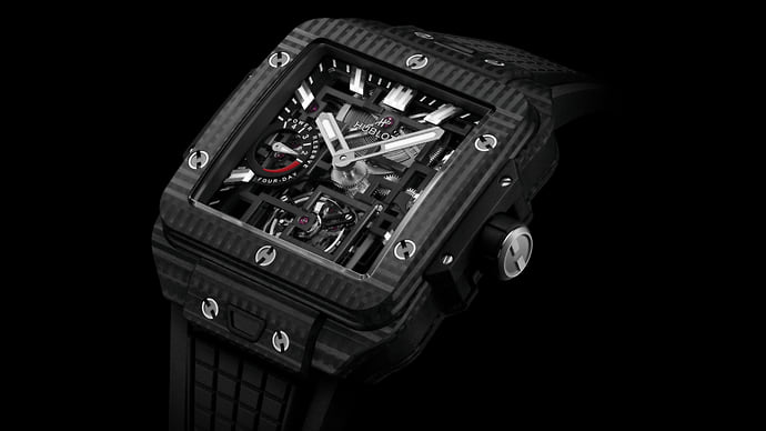 Бескомпромиссно квадратные: Hublot Square Bang Tourbillon
