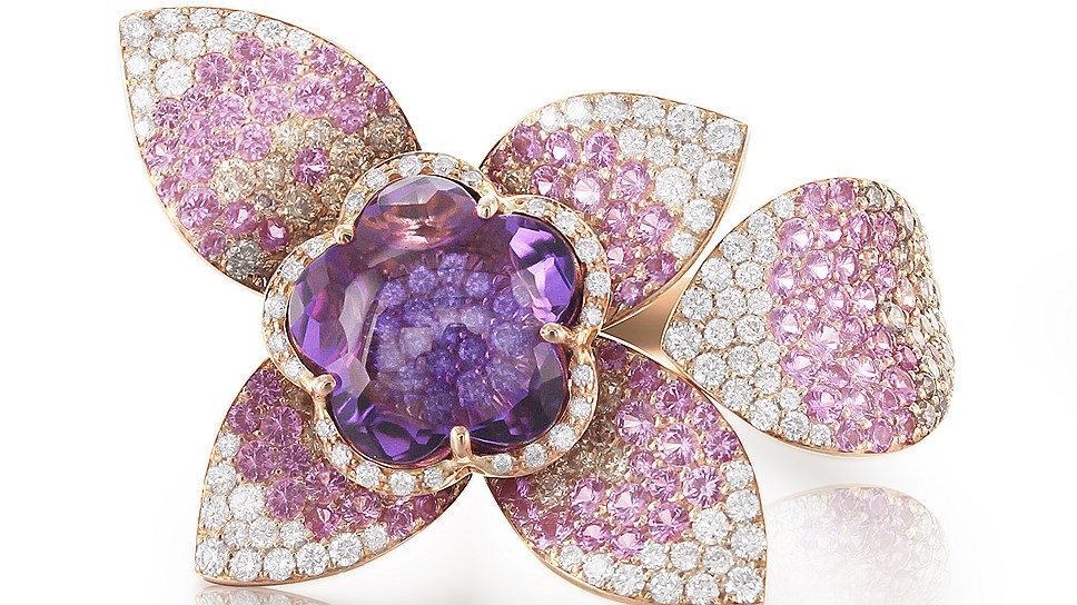 Pasquale Bruni, кольцо из линии high jewellery Giardini Segreti, 2015