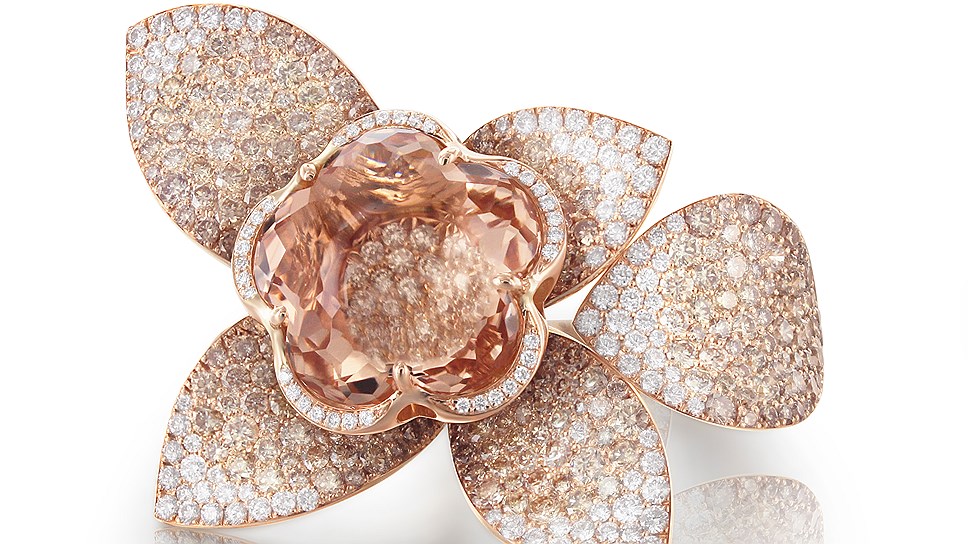 Pasquale Bruni, кольцо из линии high jewellery Giardini Segreti, 2015